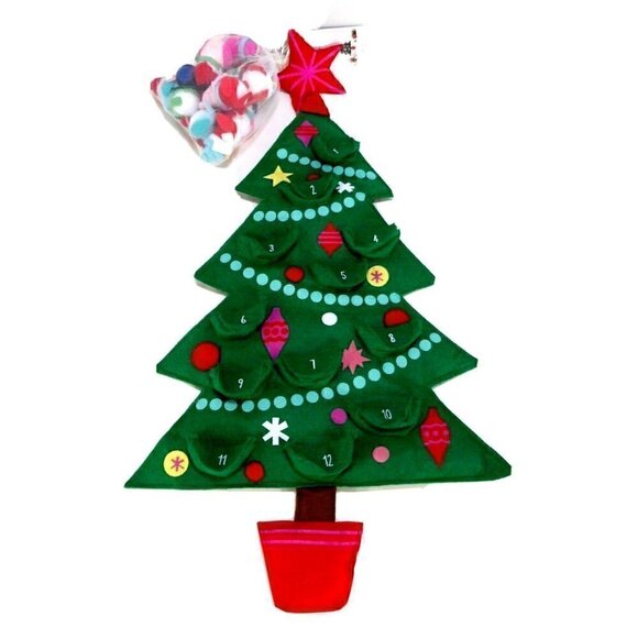 WONDERSHOP Target Christmas tree countdown calendar wall hanging approx 32" NEW! - Picture 1 of 3